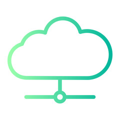 wireless network gradient icon