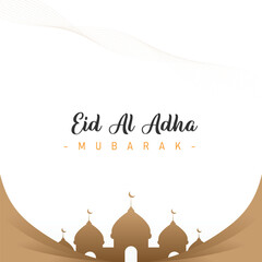 feed template design for your social media with the theme of Eid al-Adha celebration