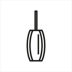 haging lamp vector icon logo template