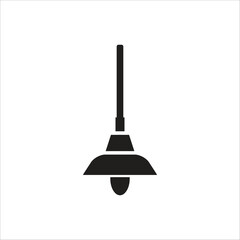 haging lamp vector icon logo template