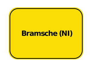 Ortseingangsschild - Bramsche NI