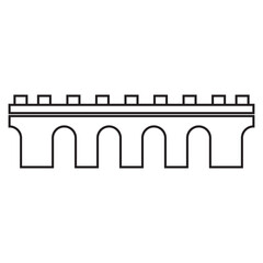 bridge icon vector