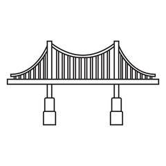 bridge icon vector