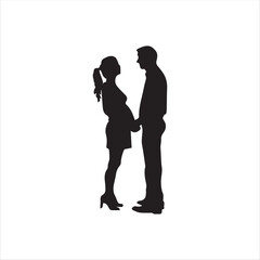 A couple waiting for their baby.