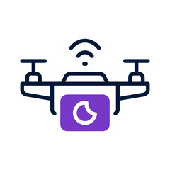 drone icon for your website, mobile, presentation, and logo design.