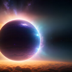 planet in space