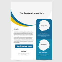 Creative corporate
flyer design .