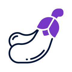 eggplant icon for your website, mobile, presentation, and logo design.
