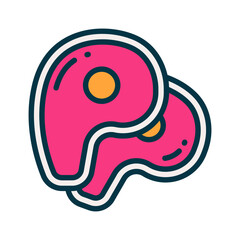 meat icon for your website, mobile, presentation, and logo design.