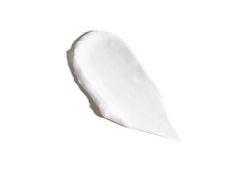 Skin care face  cream, watch smear isolated on white background.