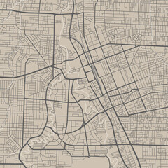 Vector map of Medan, Indonesia. Urban city road map art poster illustration.