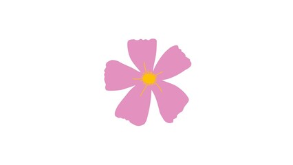 Flower vector cute and simple