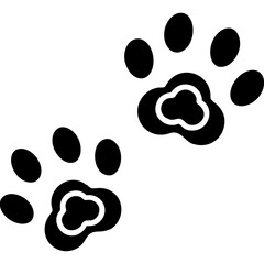 Fototapeta premium Footprint Icon
