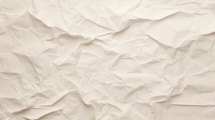 Creative background template. Blank crumpled and creased paper poster texture. Grunge old paper surface