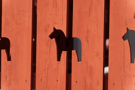 Dala- Horse, Nusn&auml;s, Dalarna, Sweden