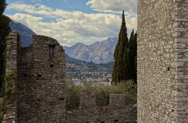 Vezio Castle on Lake Como.
