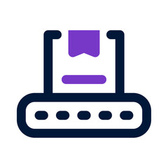 conveyor belt icon for your website, mobile, presentation, and logo design.