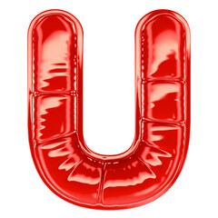 Font With Number 3D Render