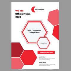 Creative corporate
flyer design .