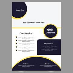 Creative corporate
flyer design .