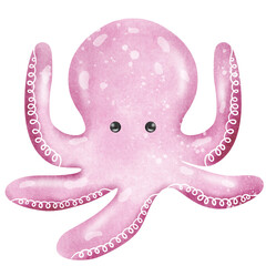 Octopus watercolor