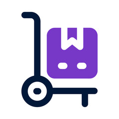 trolley icon for your website, mobile, presentation, and logo design.