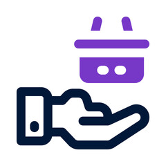 shopping icon for your website, mobile, presentation, and logo design.