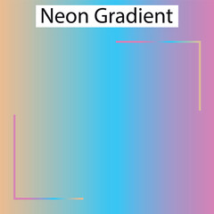 neon color gradient for background design.