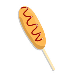 CornDog Clipart.food illustration