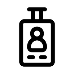 id card icon for your website, mobile, presentation, and logo design.