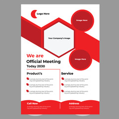 Creative corporate
flyer design .