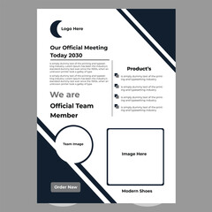 Creative corporate
flyer design .