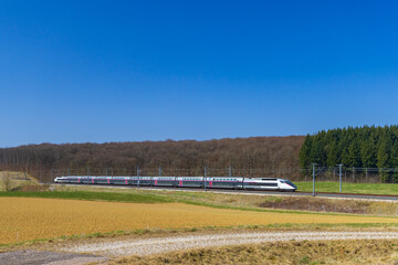 Fastest train TGV in Northern France © Richard Semik