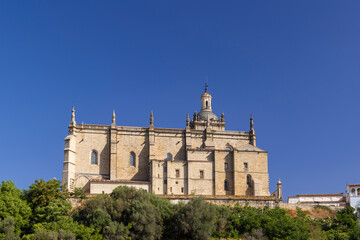 Fototapeta na wymiar Cathedral of Coria, Caceres province, Extremadura, Spain