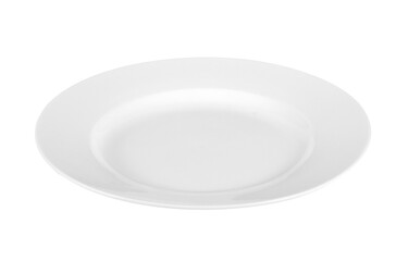 white plate on transparent png