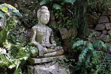 Fototapeta na wymiar Buddha statue, Morcote, Switzerland
