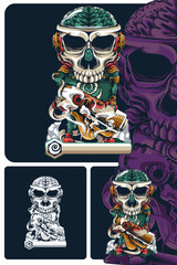 The Mind's Grin, Unleashing the Sinister Power of Skull, the Supervillain