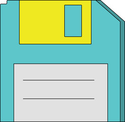 90s Floppy Disk Computer It Nostalgia