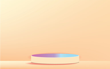 podium summer tropical minimal banner yellow product