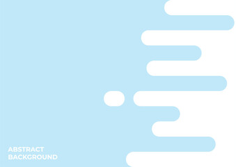 Obraz premium abstract blue background with white shapes