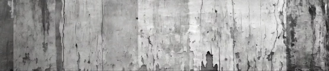 Papier Peint photo Vieux mur texturé sale Black and white crack and canvas texture background. Generative AI