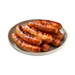 grilled sausage on a plate