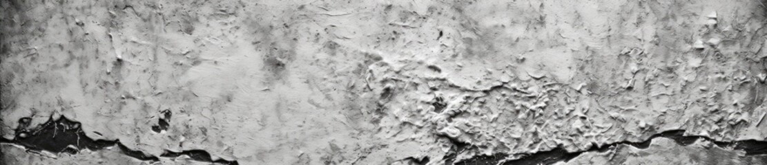 Black and white crack and canvas texture background. Generative AI