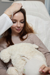 Plasma treatment, plasmolifting or PRP method point the introduction of the patient's own plasma...