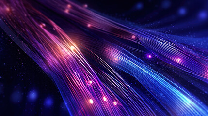 Fototapeta na wymiar Abstract colorful fiber optic cables