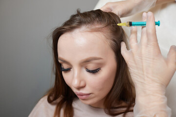 Plasma treatment, plasmolifting or PRP method point the introduction of the patient's own plasma...
