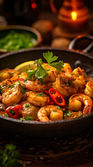 shrimp moqueca, capixaba dish, bahia dish, brazilian dish, generative ai