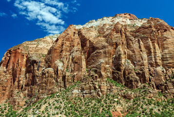 Zion National Park. Zion National Park is administered by the National Park Service and was established by an act of Congress in 1919.