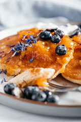 Homemade American Pancakes