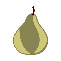 Pear organic fruit, ripe and healthy eating